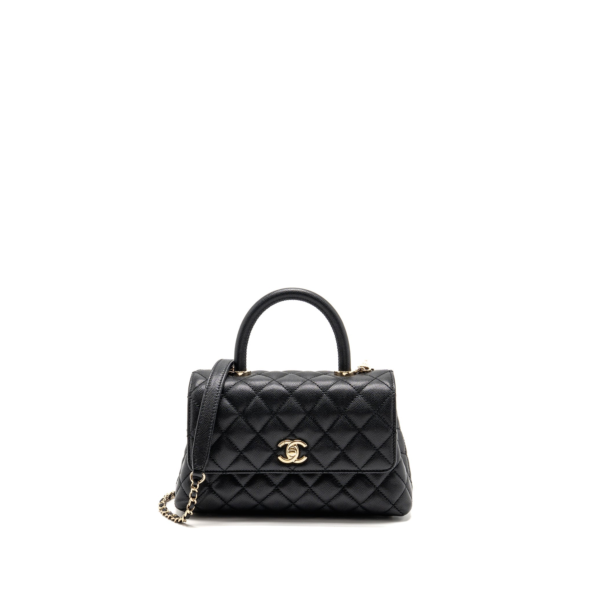 chanel-small-coco-handle-caviar-black-lghw-microchip-19