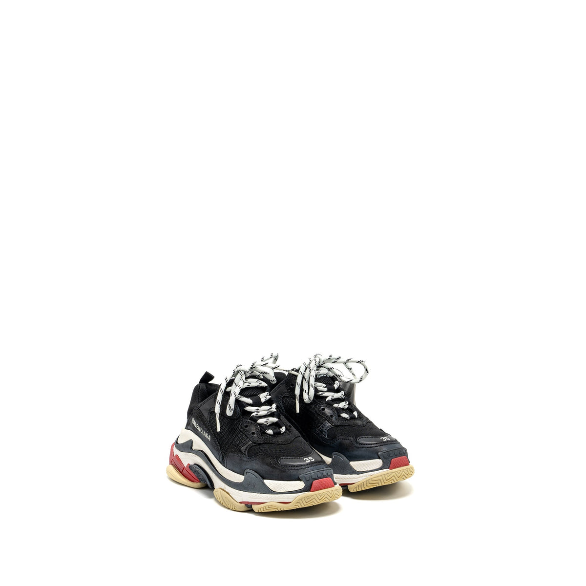balenciaga-size-35-triple-s-sneakers-polyester-rubber-multicolour