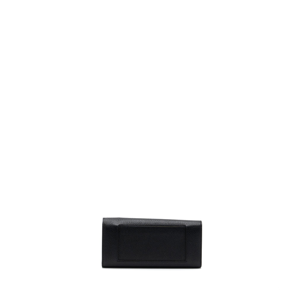 celine-long-wallet-grained-calfskin-black-shw