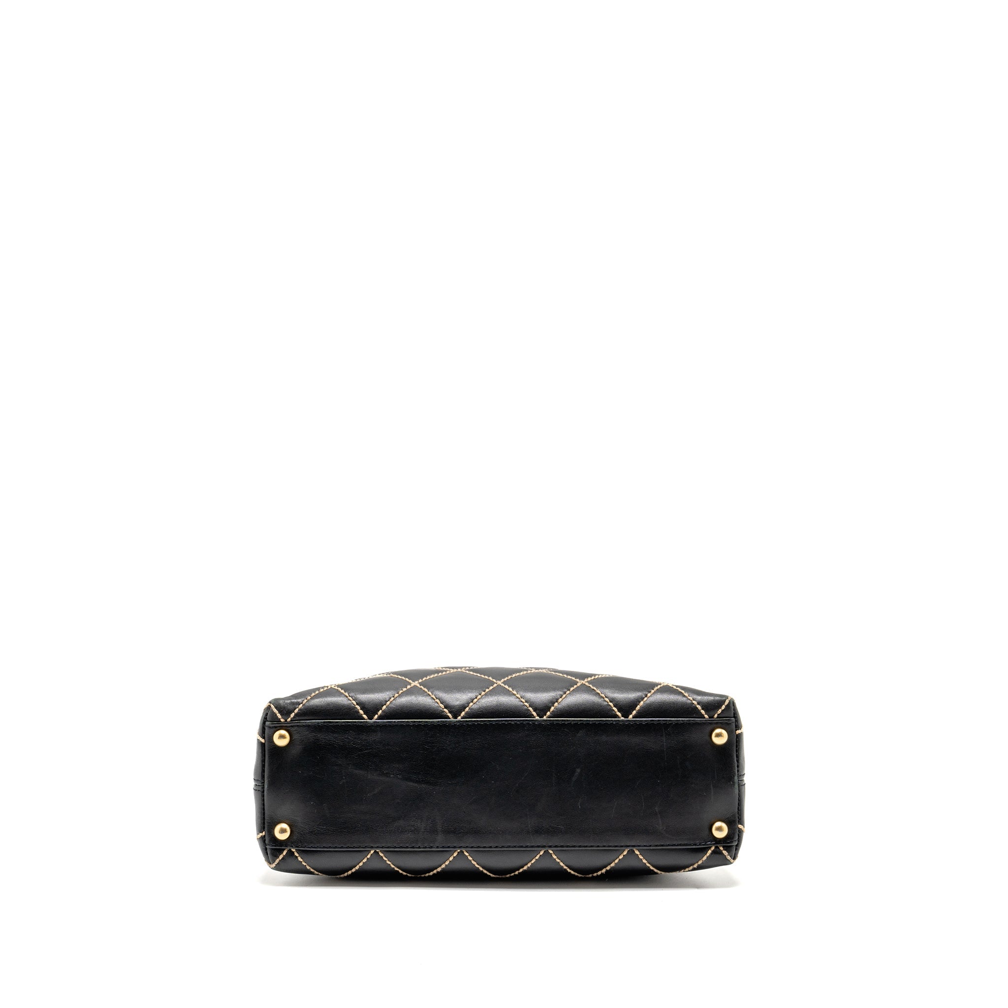 chanel-vintage-wild-stitch-shoulder-bag-calfskin-black-ghw-1