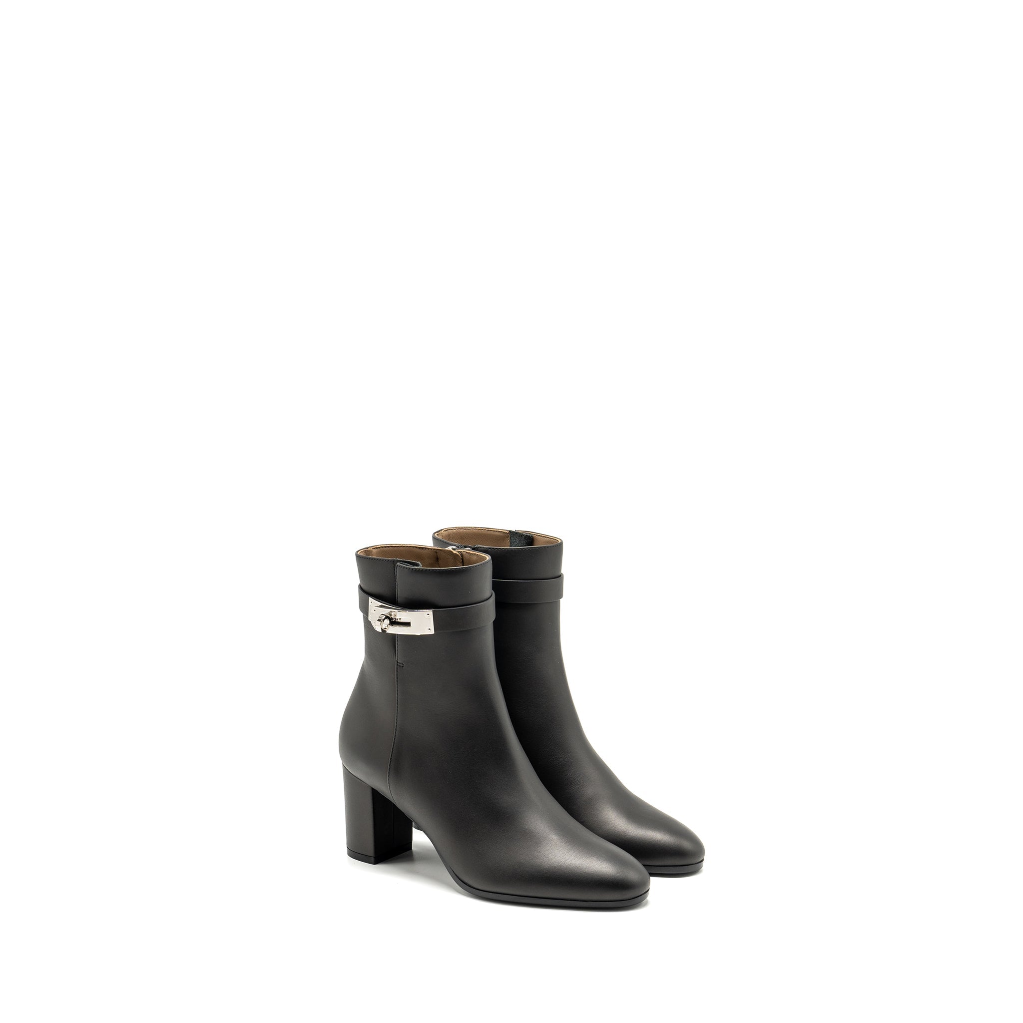 hermes-size-36-women-s-saint-germain-ankle-boot-calfskin-black-shw