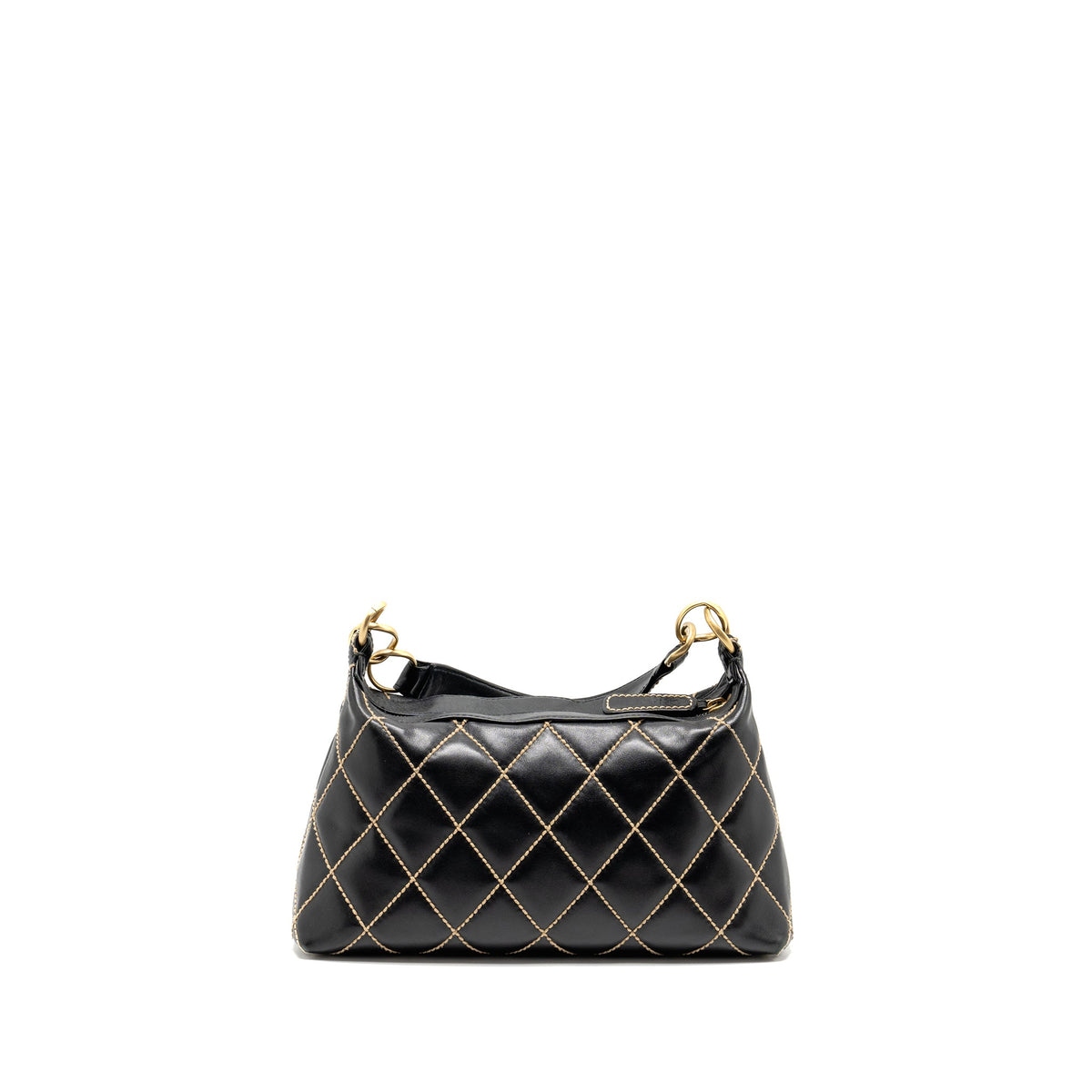 chanel-vintage-wild-stitch-shoulder-bag-calfskin-black-ghw-1