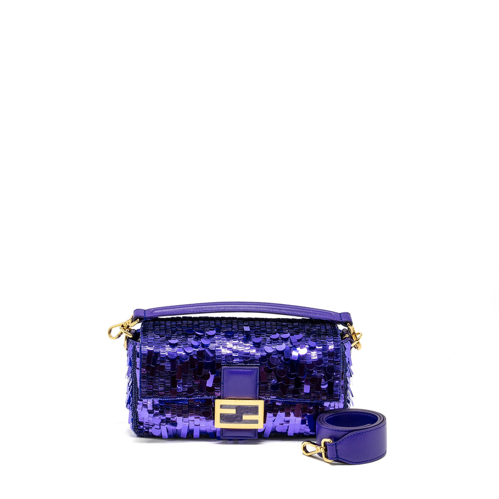 fendi-baguette-bag-limited-edition-sequin-leather-purple-ghw