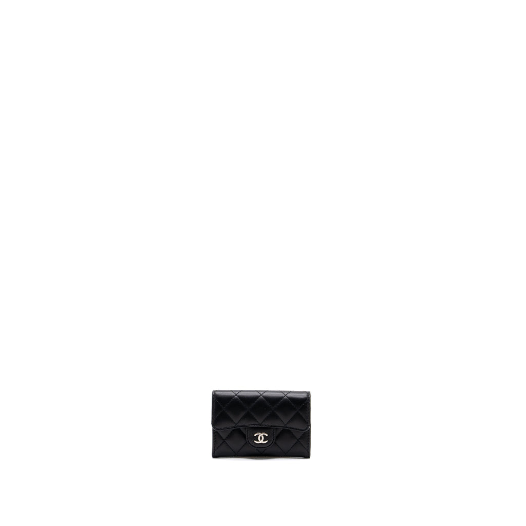chanel-classic-flap-card-holder-lambskin-black-shw-1