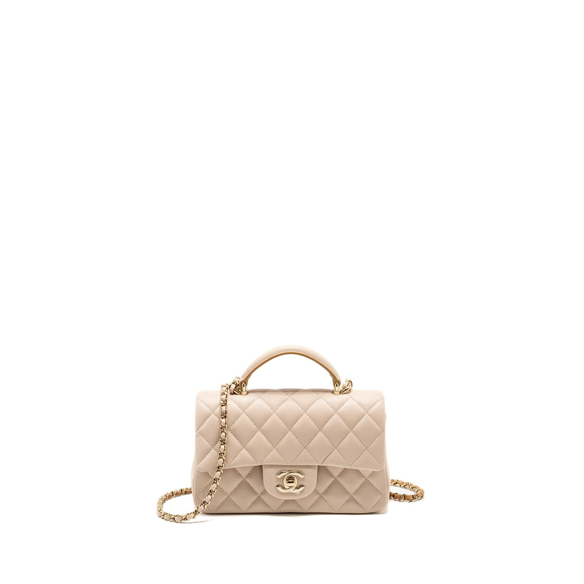 chanel-top-handle-mini-rectangular-flap-bag-lambskin-ecru-dark-beige-lghwmicrochip-copy-1