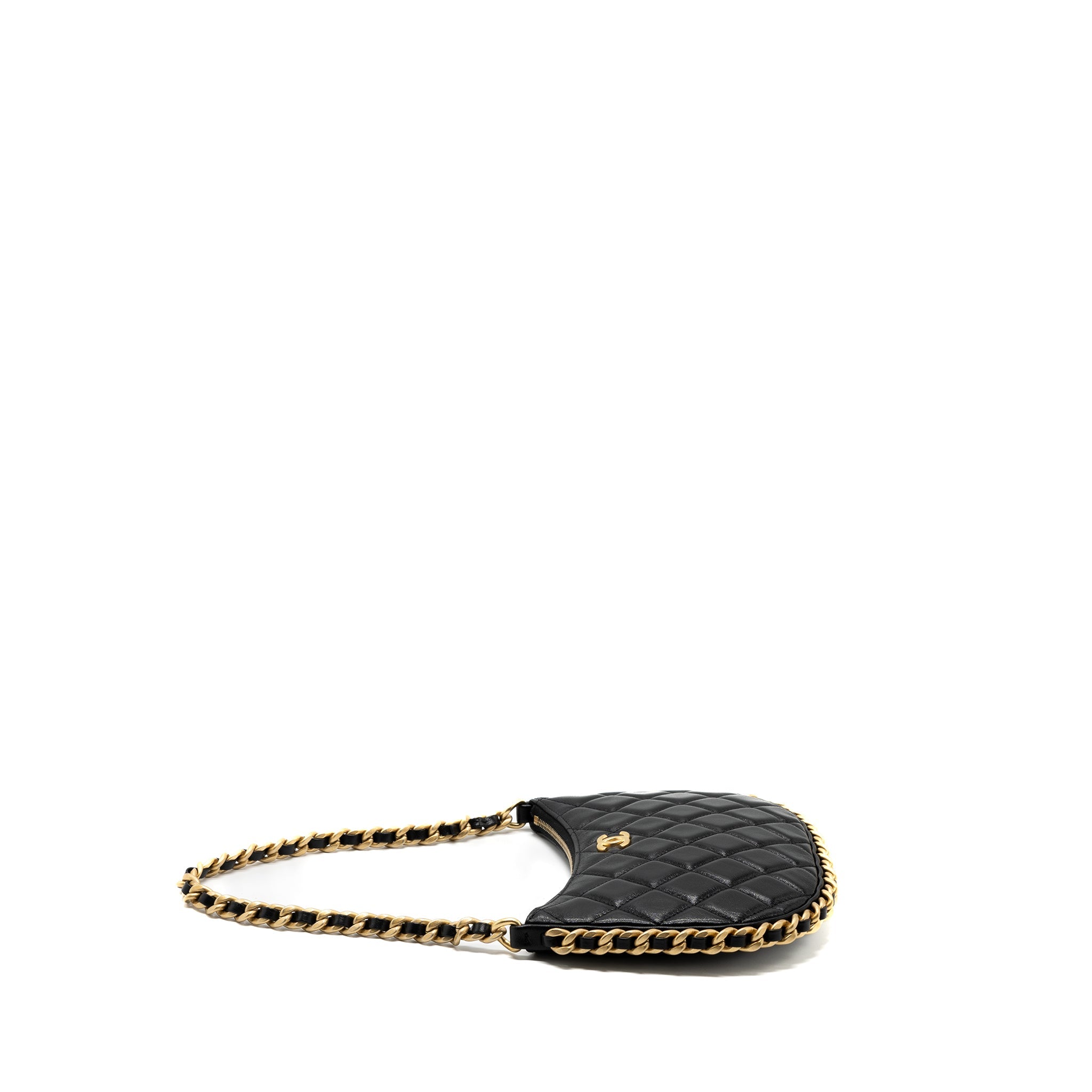 chanel-23b-hobo-shoulder-bag-lambskin-black-brushed-ghwmicrochip
