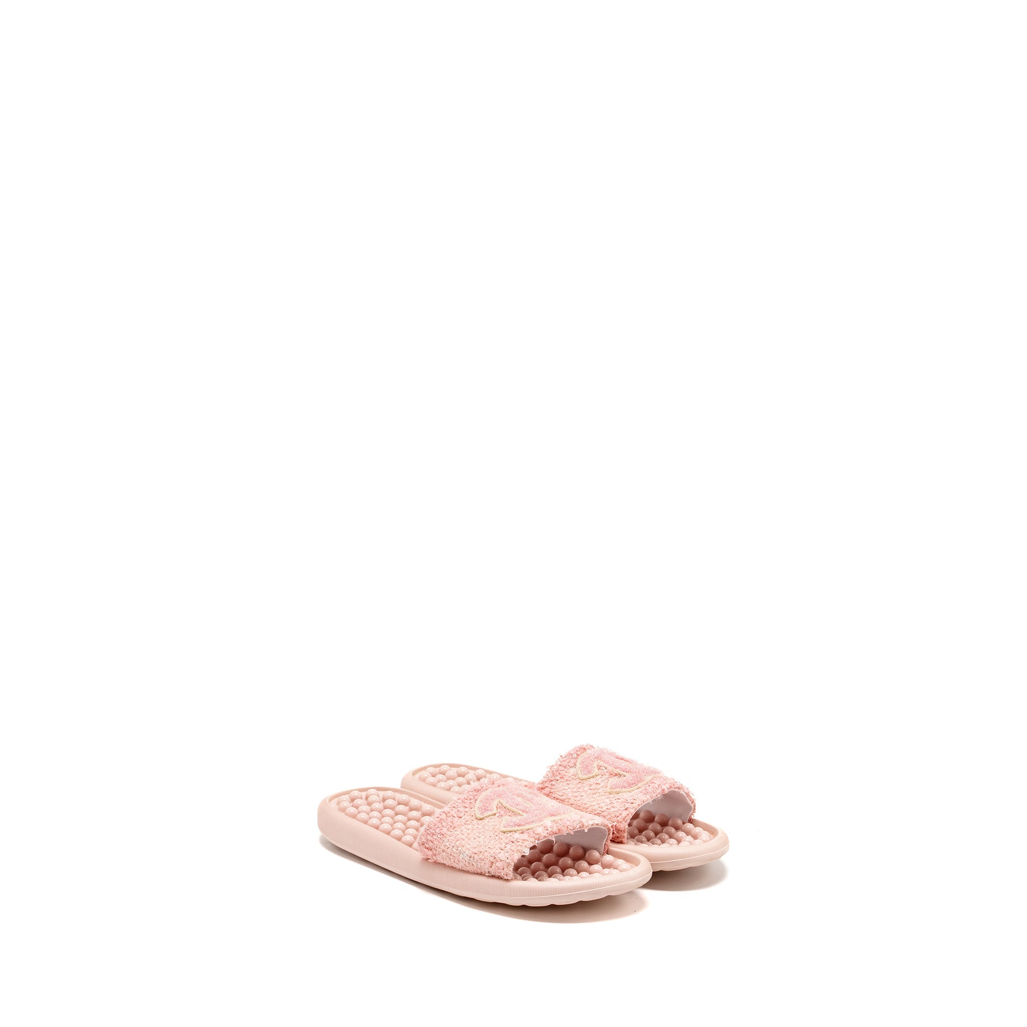 chanel-size-38-tweed-pool-beach-slides-sandals-pink