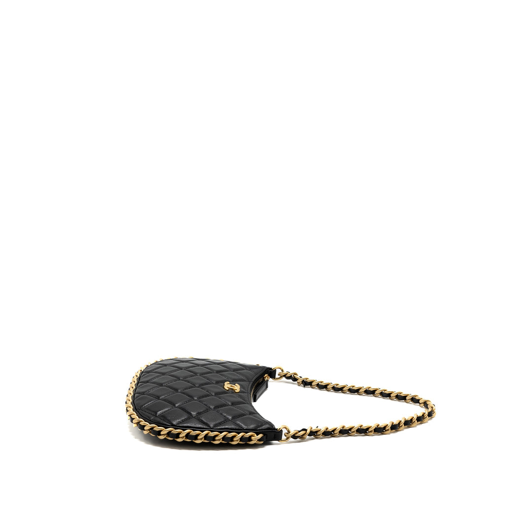 chanel-23b-hobo-shoulder-bag-lambskin-black-brushed-ghwmicrochip