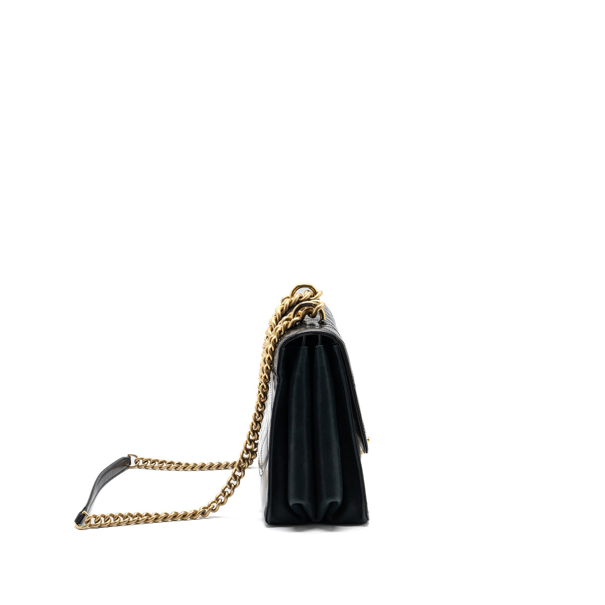 chanel-flap-bag-with-chains-handle-calfskin-black-ghw