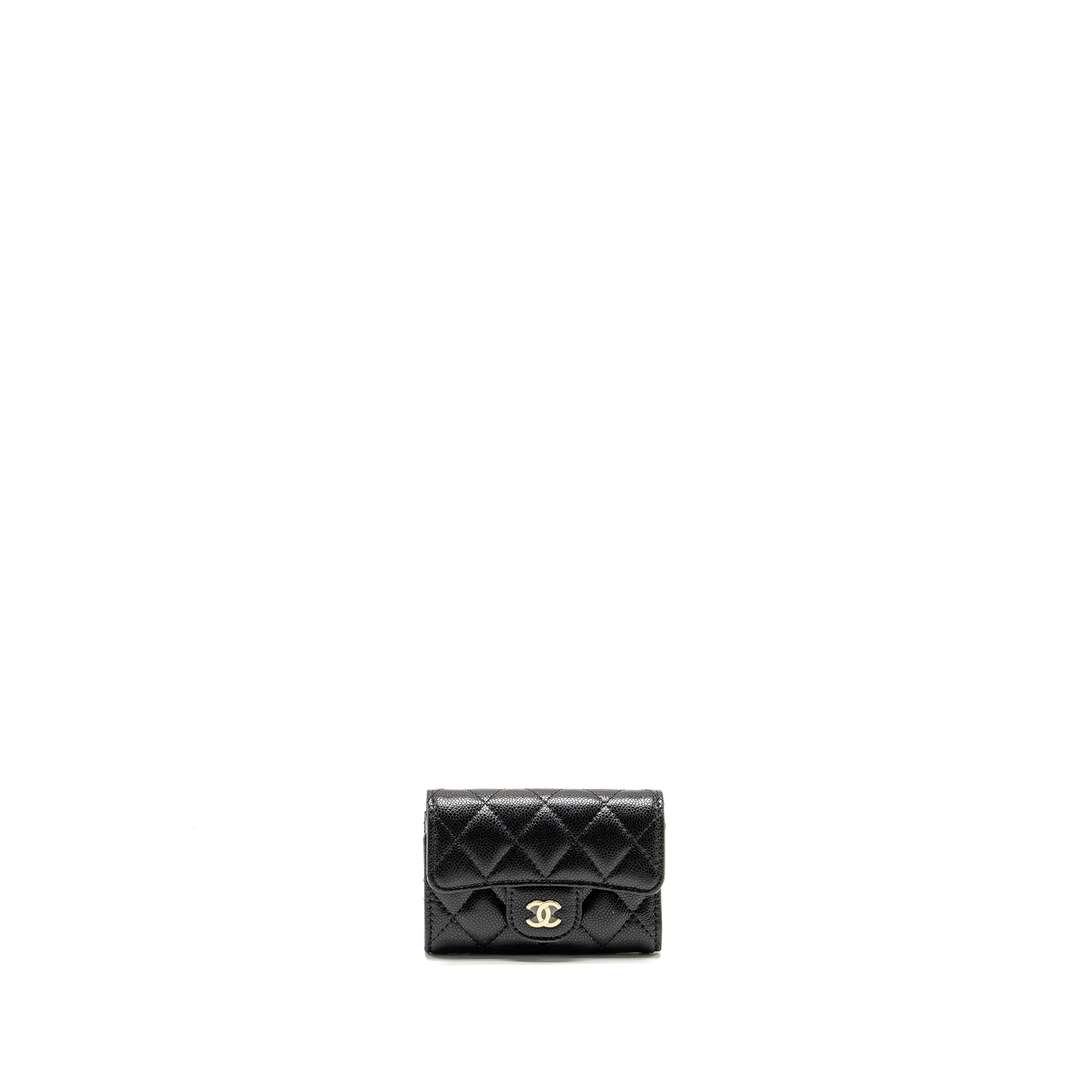 chanel-classic-flap-key-holder-caviar-black-lghw-microchip