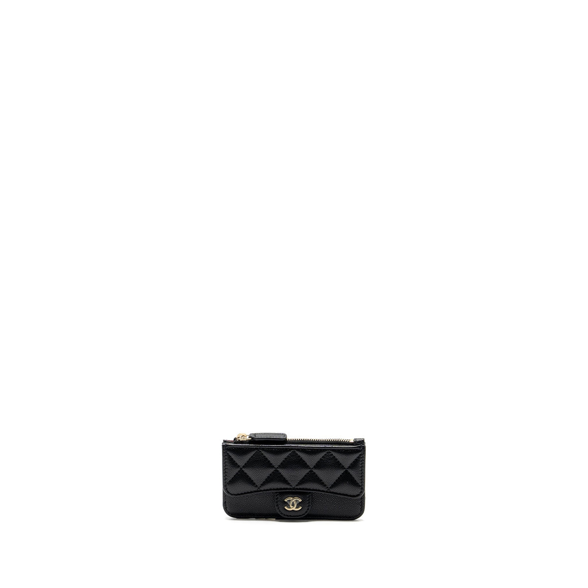 chanel-flap-with-zip-card-holder-caviar-black-ghw-microchip
