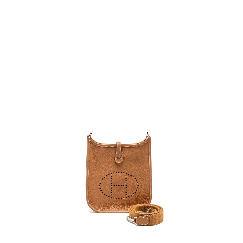 hermes-mini-evelyne-clemence-gold-shw-stamp-w