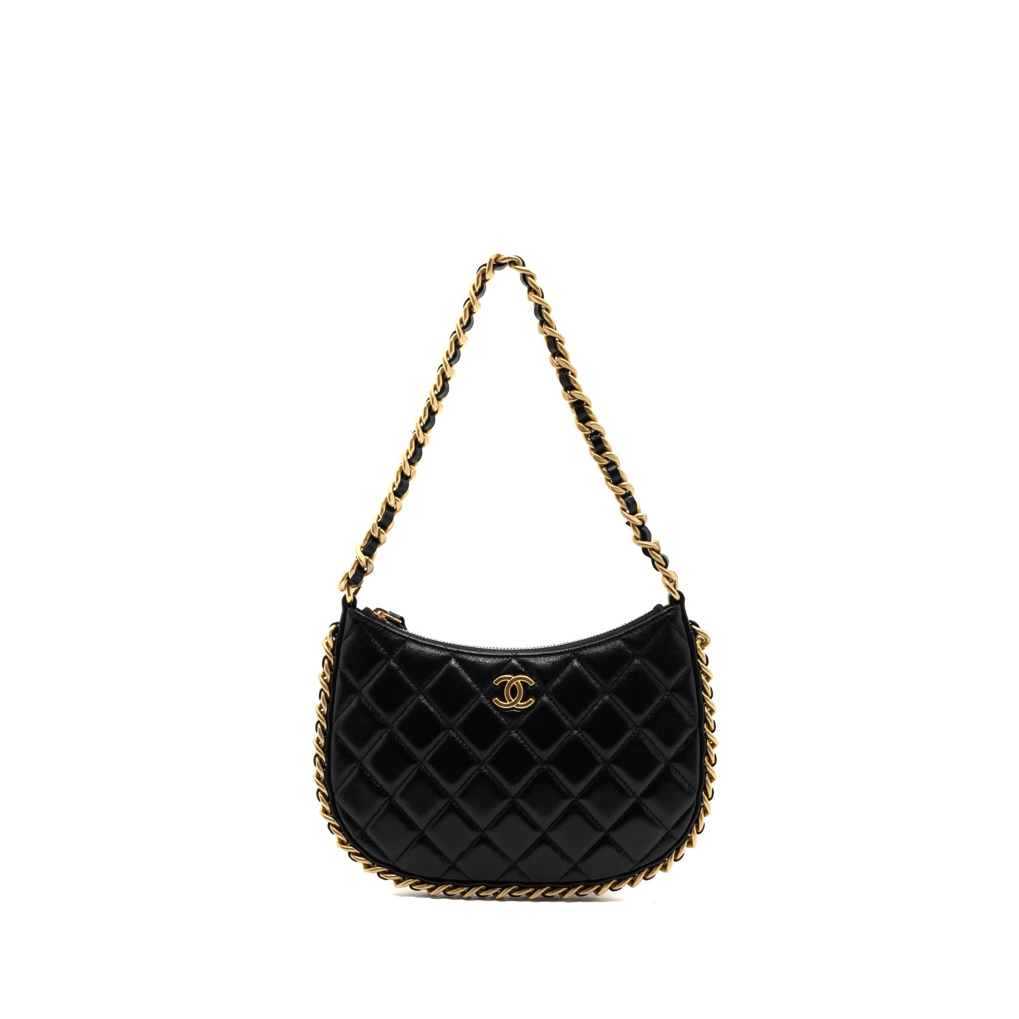 chanel-23b-hobo-shoulder-bag-lambskin-black-brushed-ghwmicrochip