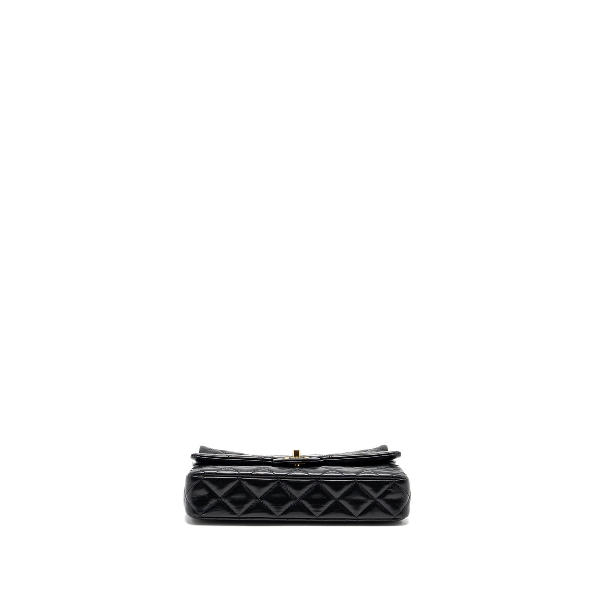 chanel-23a-classic-flap-clutch-shiny-calfskin-black-lghw