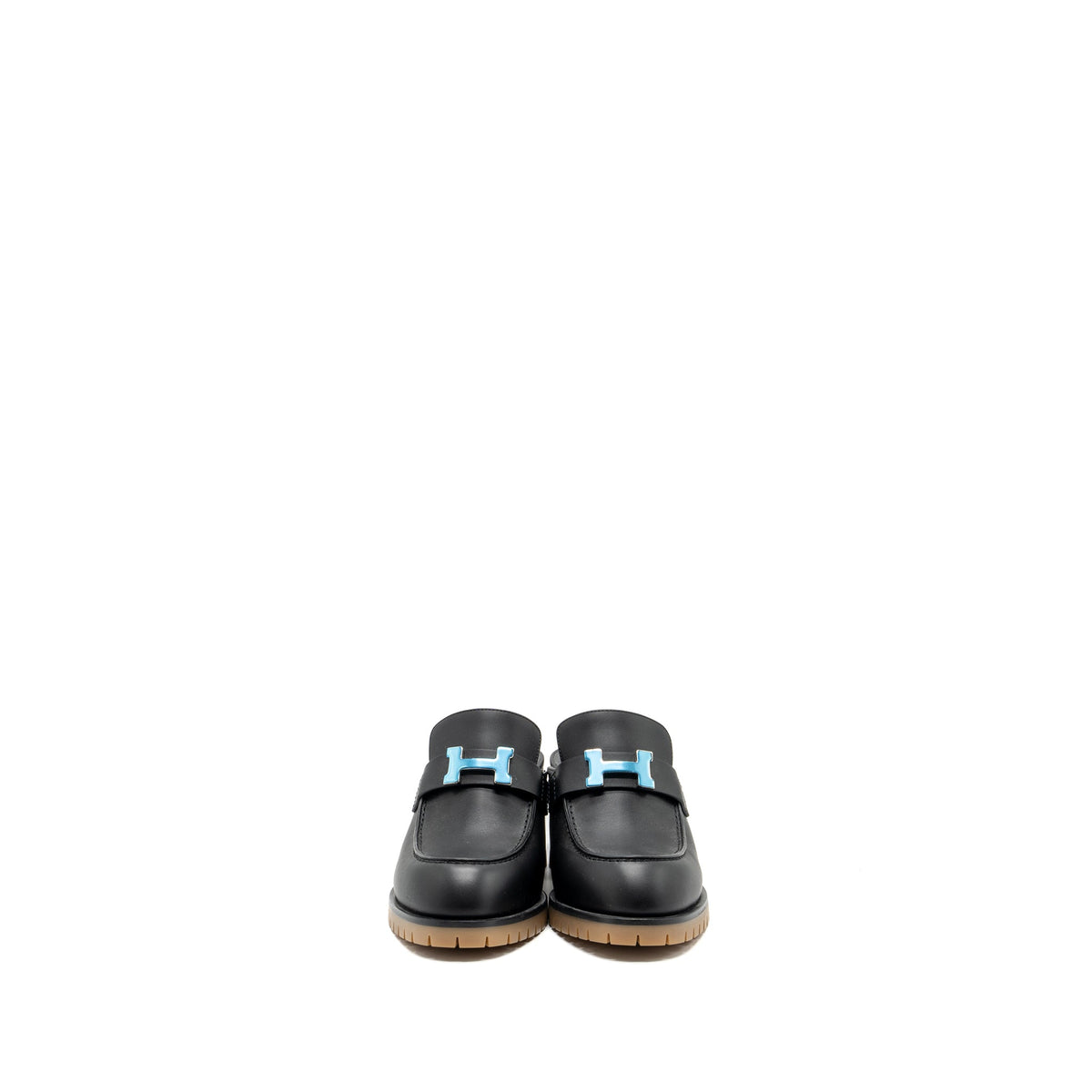 hermes-size-37-mule-femme-flore-calfskin-black-shw