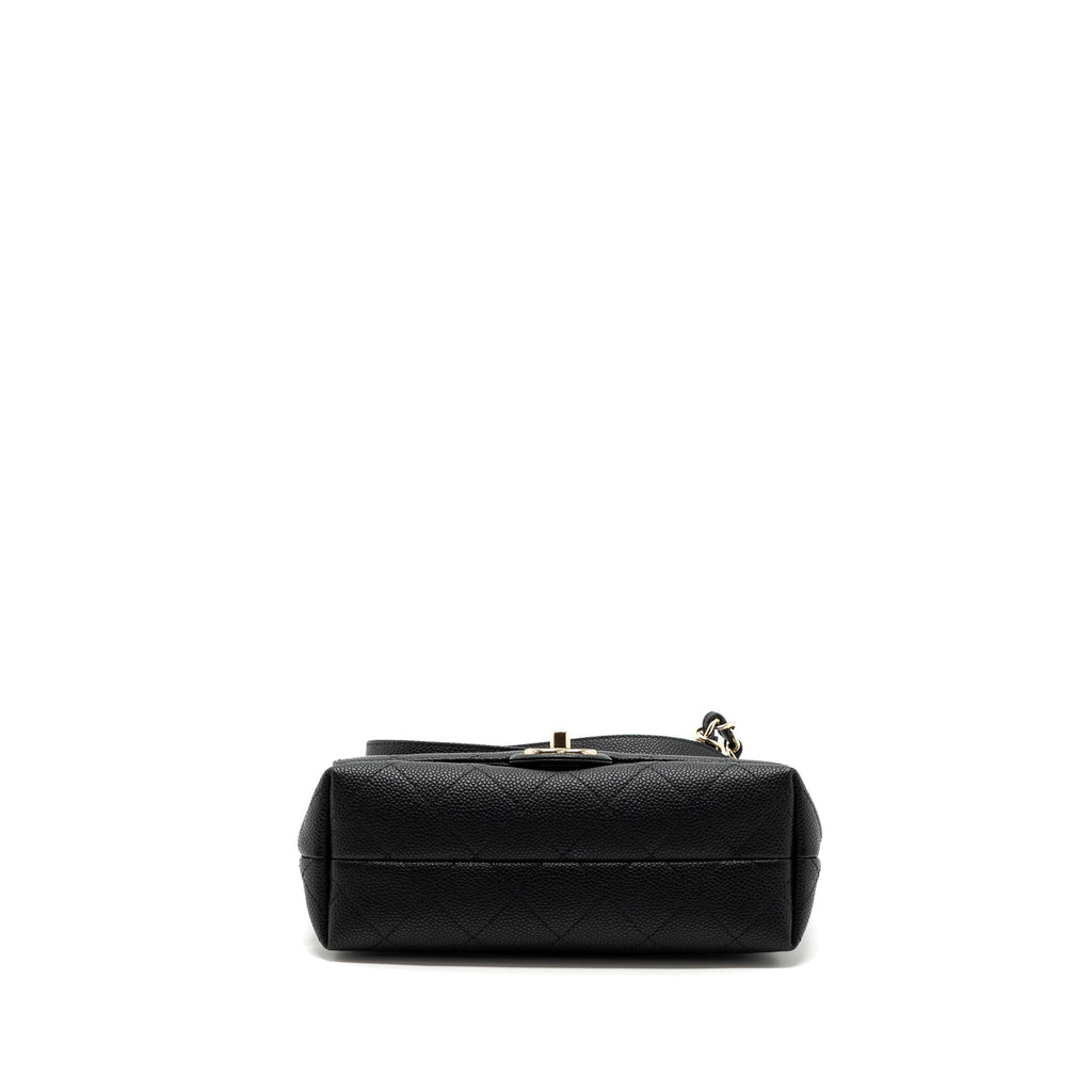 chanel-flap-bag-with-chains-handle-quilted-calfskin-black-ghw