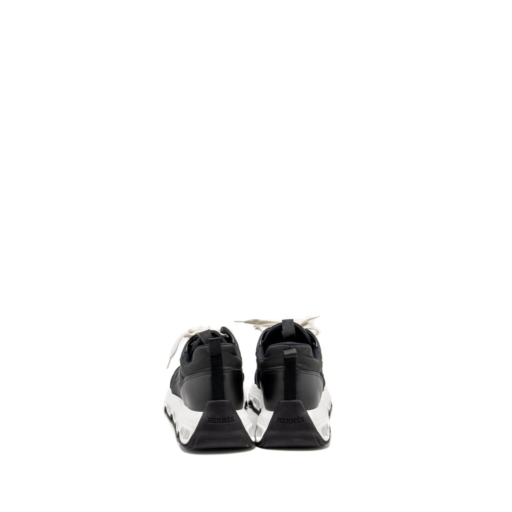hermes-size-38-impulse-sneaker-light-parachute-fabric-calfskin-black
