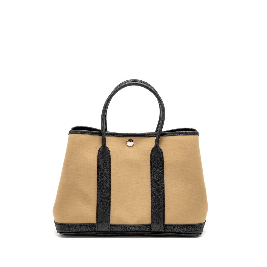 hermes-garden-party-30-canvas-negonda-leather-trench-black-shw-stamp-d-copy
