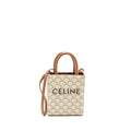celine-mini-vertical-cabas-triomphe-canvas-calfskin-white-ghw-copy