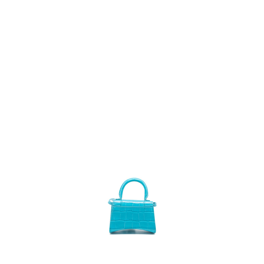 balenciaga-mini-hourglass-embossed-calfskin-blue-shw