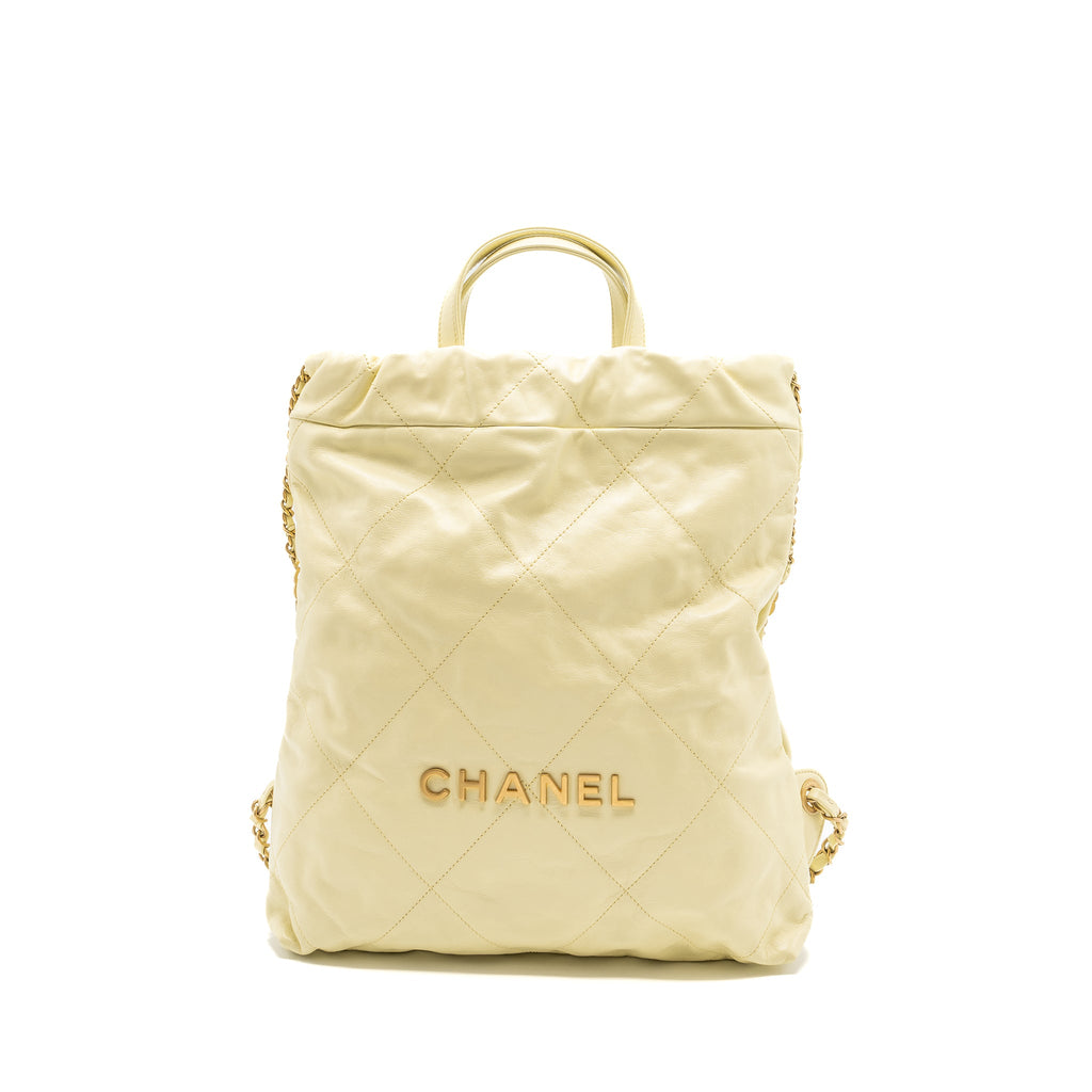 chanel-23p-small-22-backpack-shiny-calfskin-light-yellow-brushed-ghwmicrochip