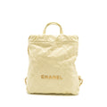 chanel-23p-small-22-backpack-shiny-calfskin-light-yellow-brushed-ghwmicrochip