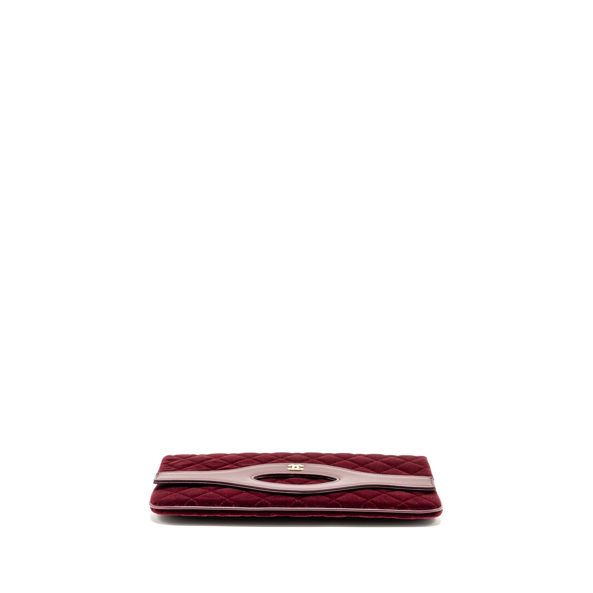 chanel-folding-clutch-bag-velvet-lambskin-burgundy-lghw