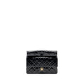 chanel-23a-classic-flap-clutch-shiny-calfskin-black-lghw