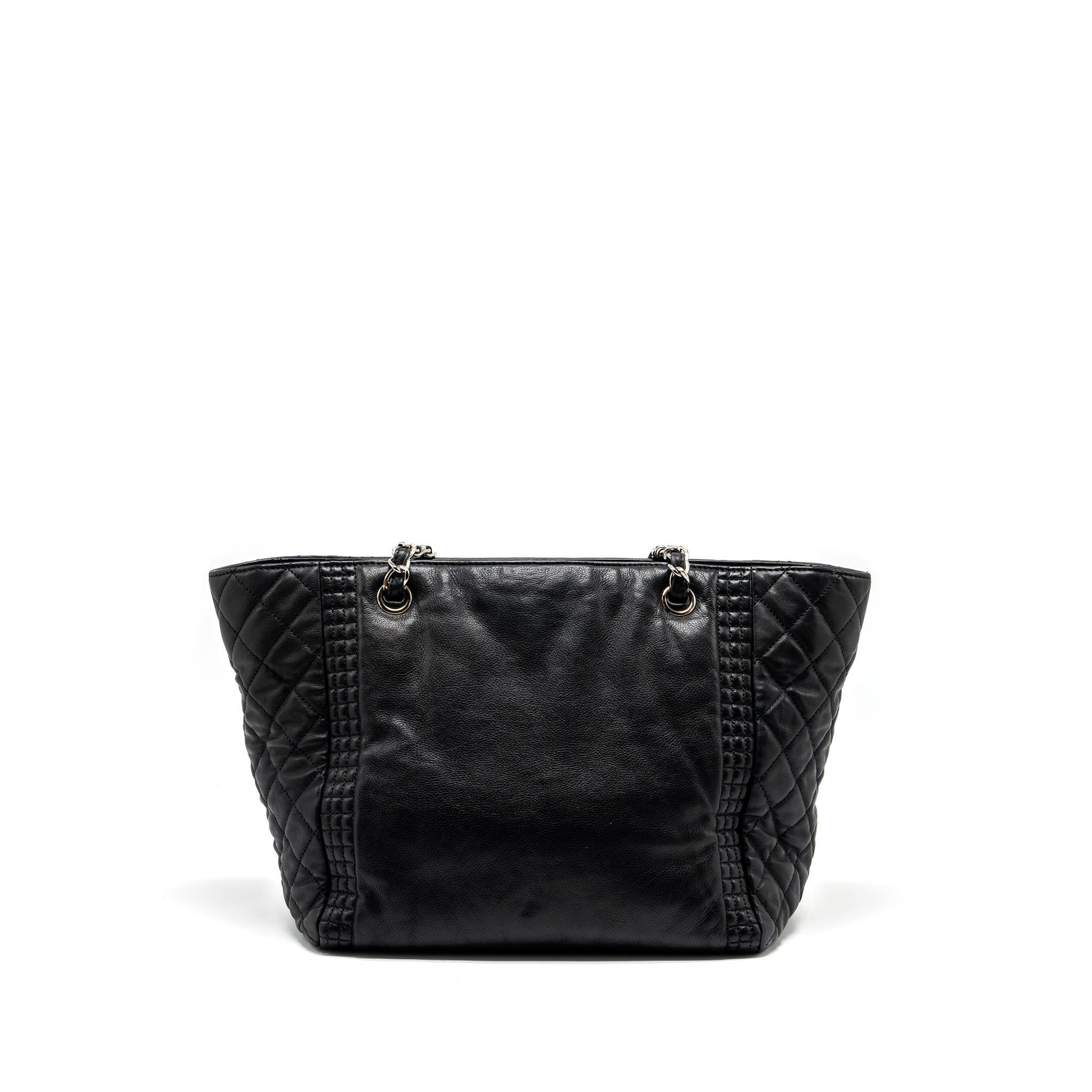chanel-cc-logo-shopping-tote-bag-lambskin-black-shw-copy