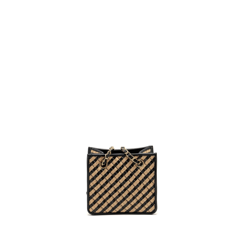 chanel-urban-jungle-bucket-bag-raffia-leather-black-beige-lghw-copy