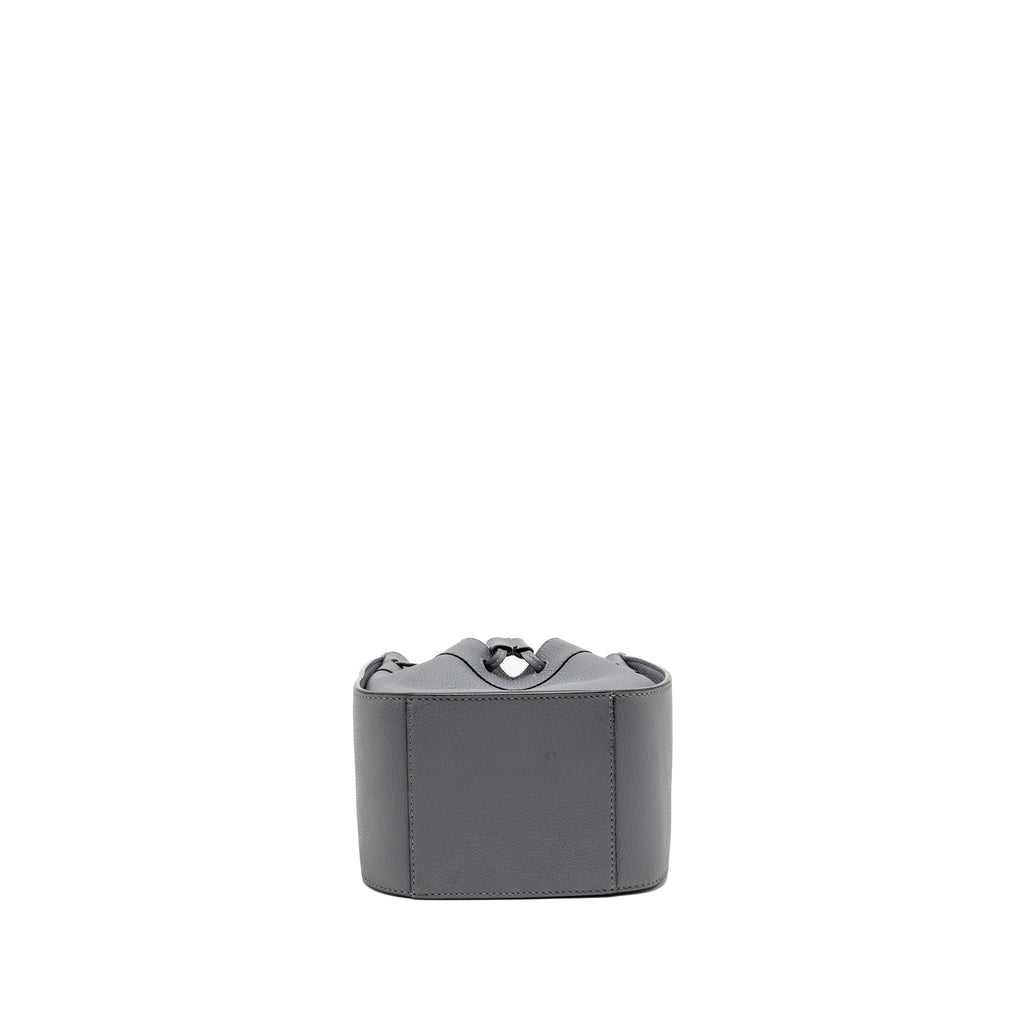 loewe-mini-hammock-drawstring-bag-grained-calfskin-grey-ghw