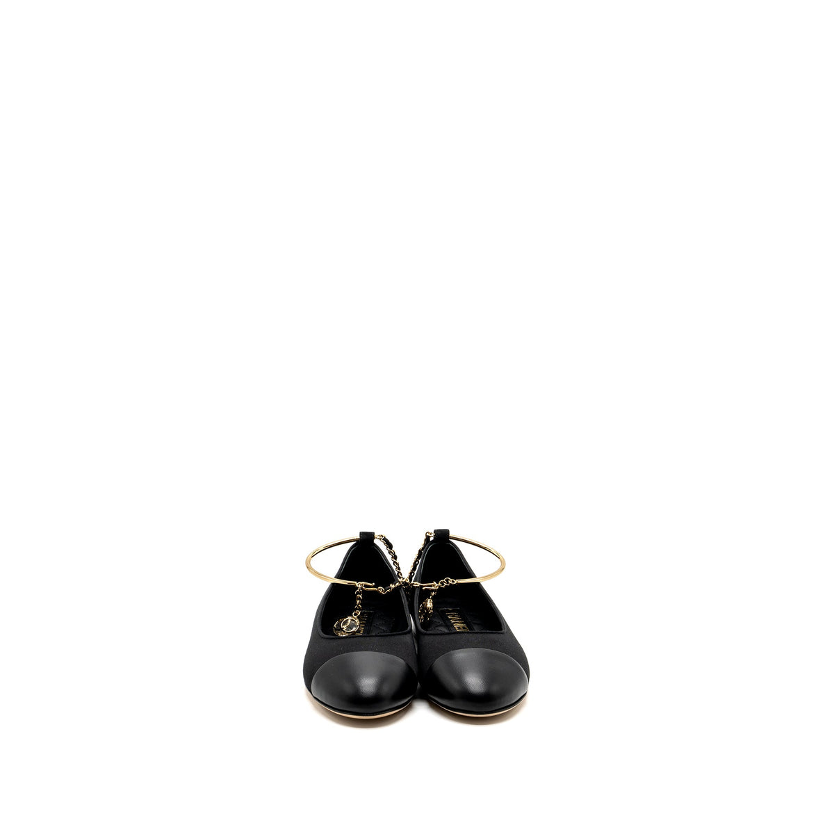 chanel-size-37-ballerinas-shoes-canvas-leather-black-lghw
