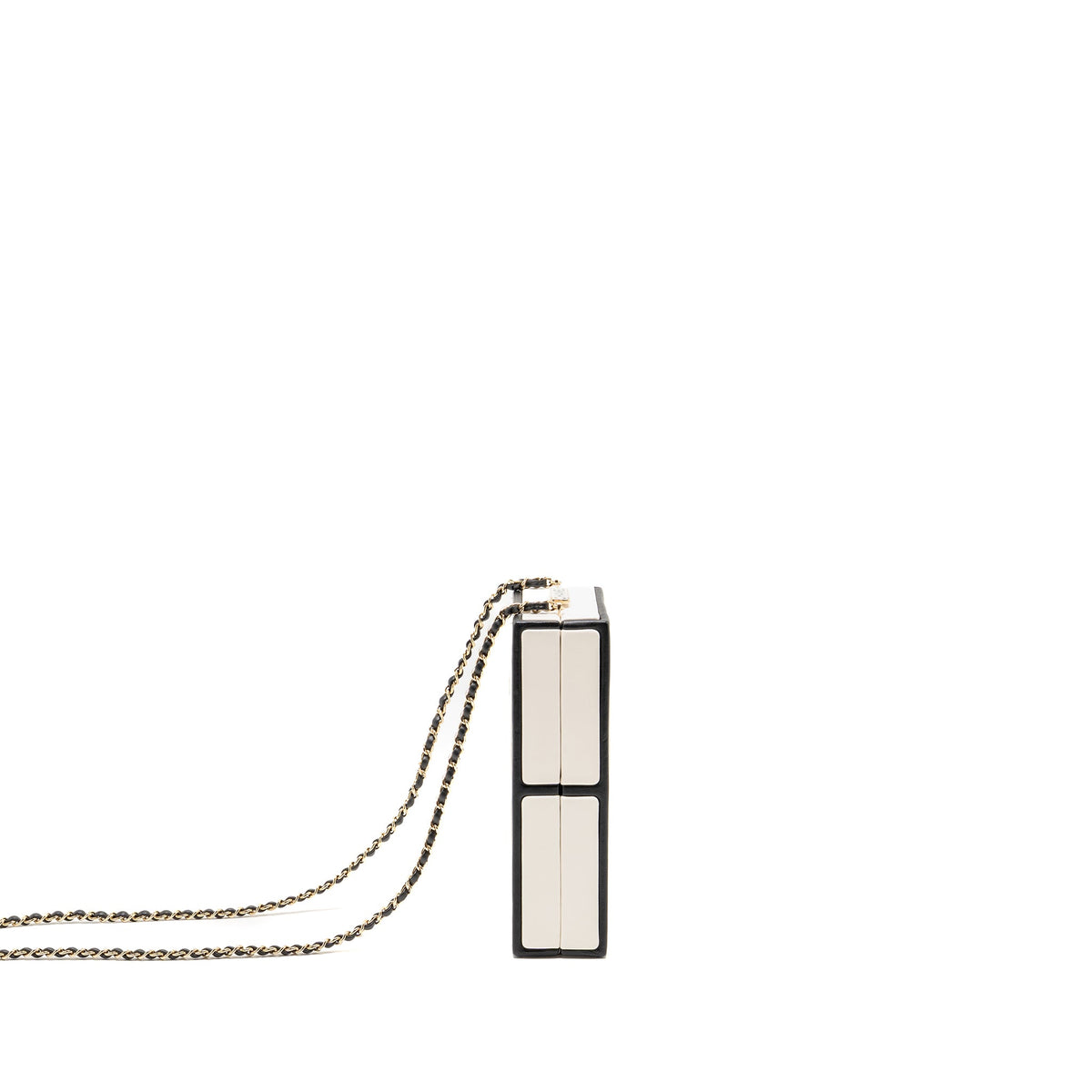 chanel-n-5-perfume-box-minaudiere-clutch-limited-edition-lambskin-enamel-white-black-ghw