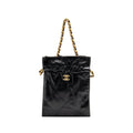 chanel-small-drawstring-tote-bag-with-chain-shiny-lambskin-black-ghw-copy