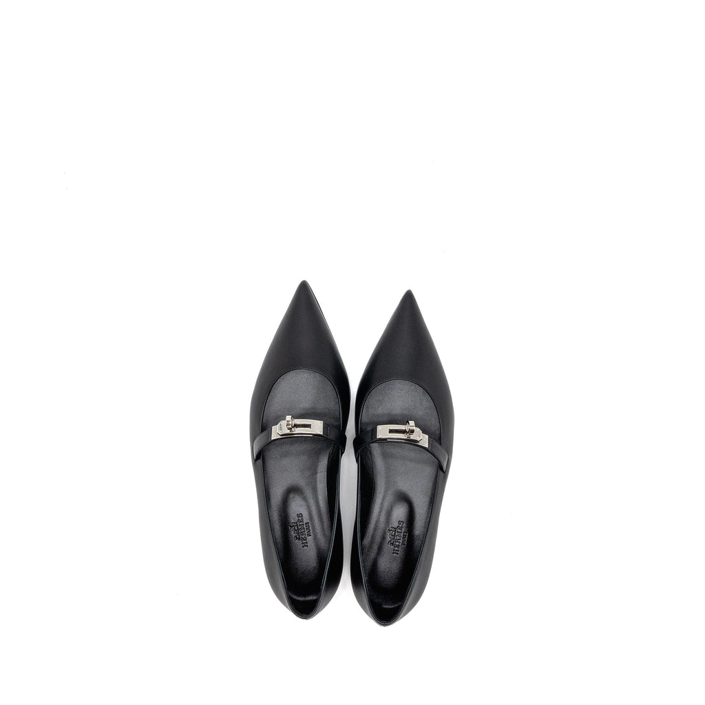 hermes-size-37-kelly-ballet-flat-calfskin-black-shw