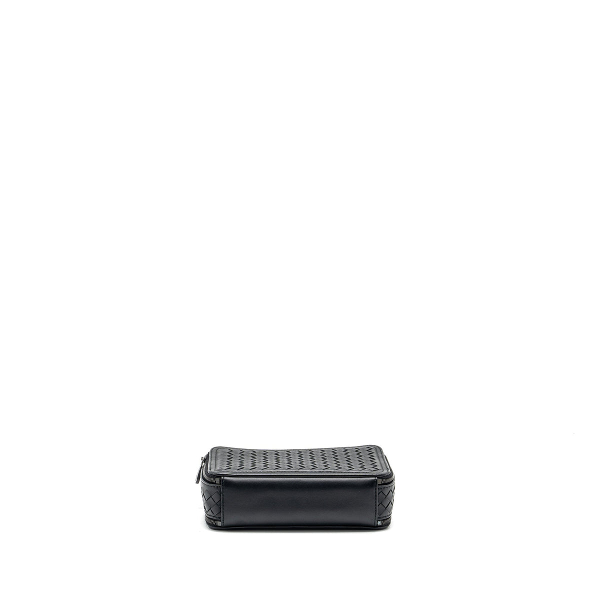 bottega-veneta-small-zip-clutch-with-chain-lambskin-black-ruthenium-hardware