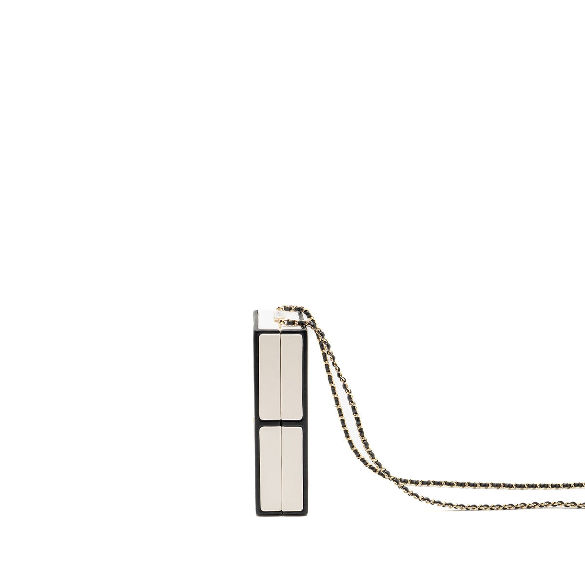 chanel-n-5-perfume-box-minaudiere-clutch-limited-edition-lambskin-enamel-white-black-ghw