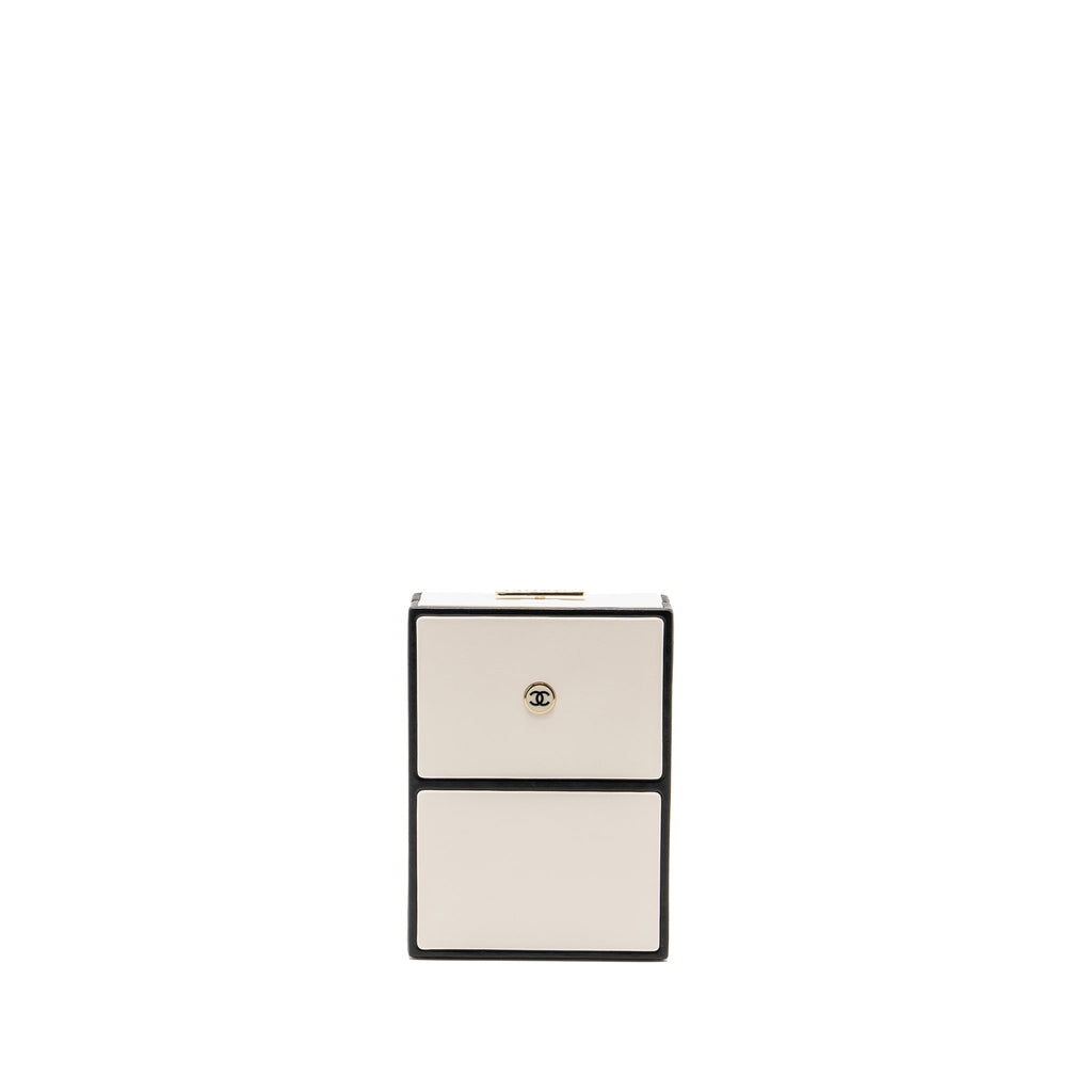 chanel-n-5-perfume-box-minaudiere-clutch-limited-edition-lambskin-enamel-white-black-ghw