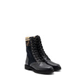 fendi-size-39-biker-boots-leather-cotton-black-multicolour