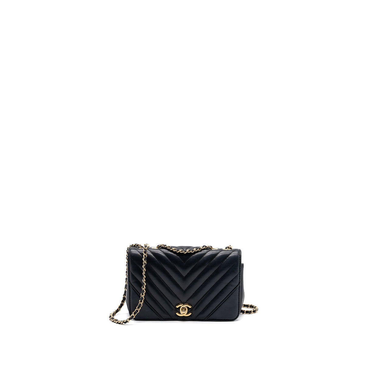 chanel-chevron-flap-bag-calfskin-black-ghw