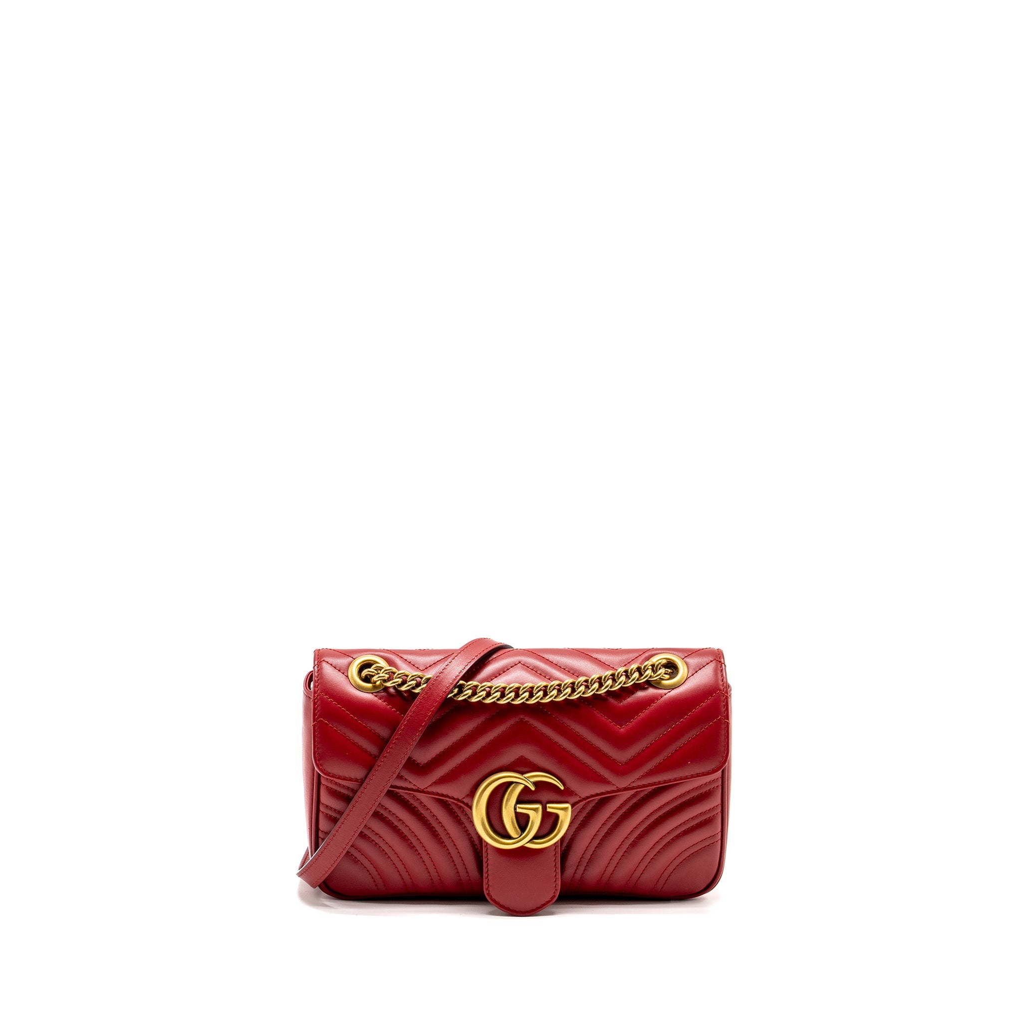 gucci-small-gg-marmont-bag-calfskin-red-brushed-ghw-1