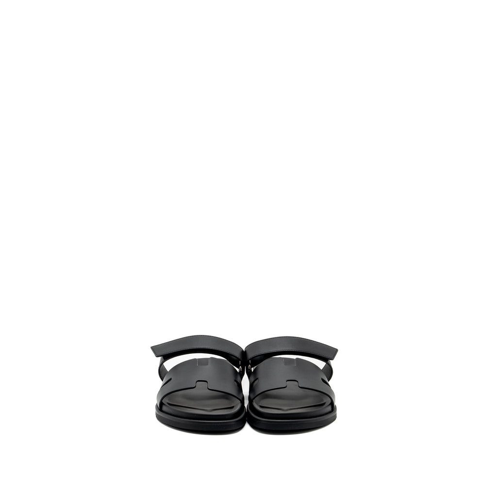 hermes-size-42-chypre-sandals-calfskin-black