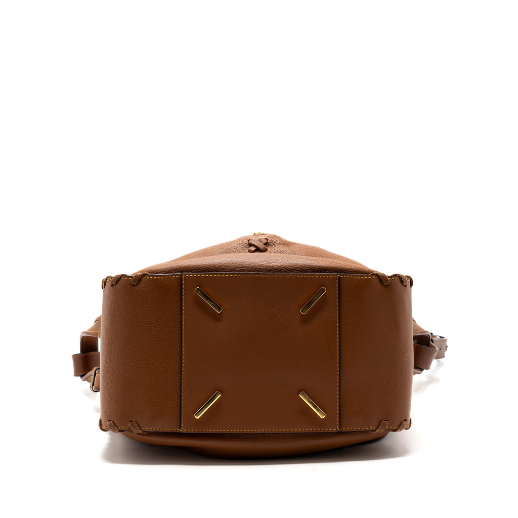 loewe-small-hammock-bag-calfskin-caramel-ghw
