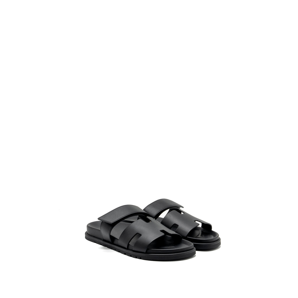 hermes-size-42-chypre-sandals-calfskin-black