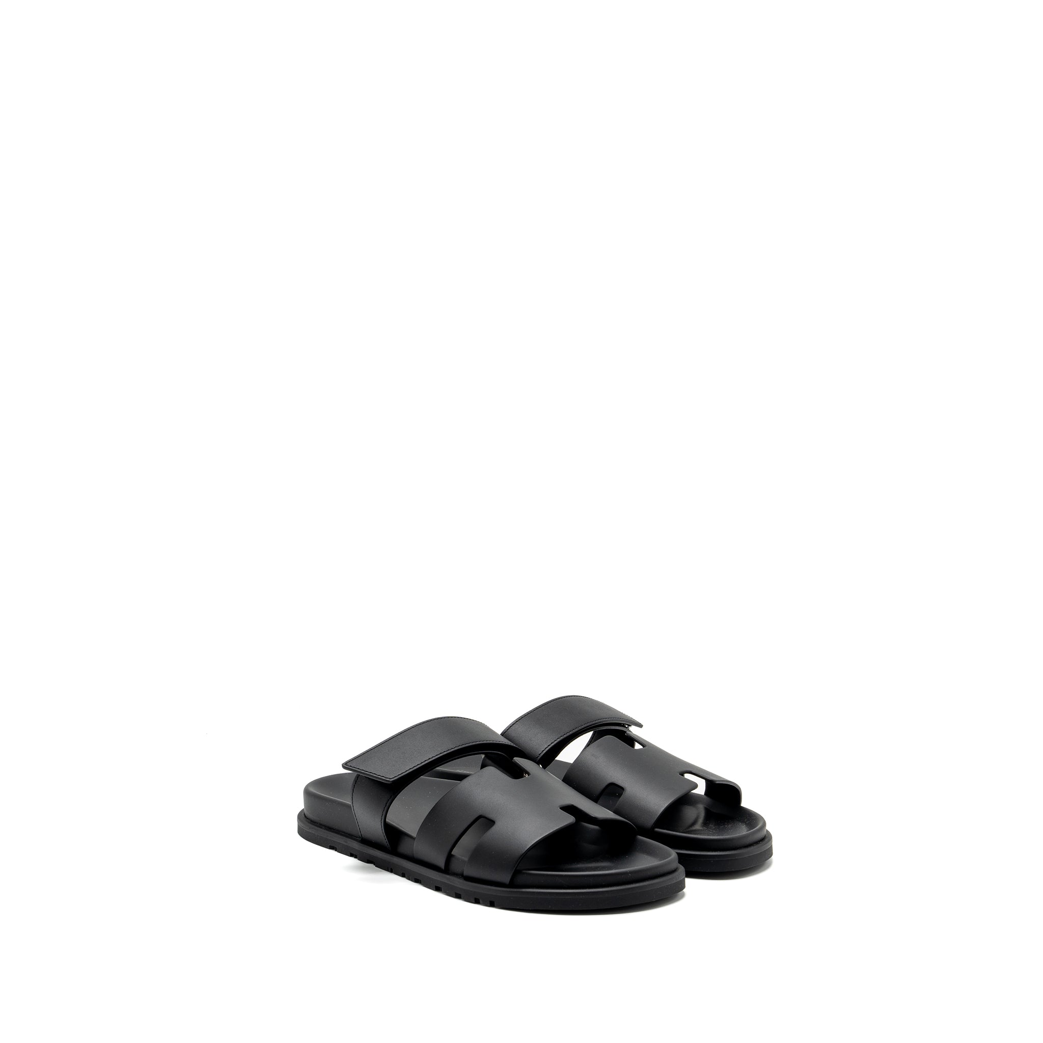 hermes-size-42-chypre-sandals-calfskin-black
