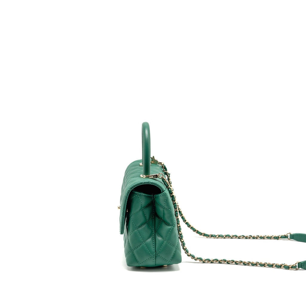 chanel-small-coco-handle-caviar-green-lghw-microchip-copy