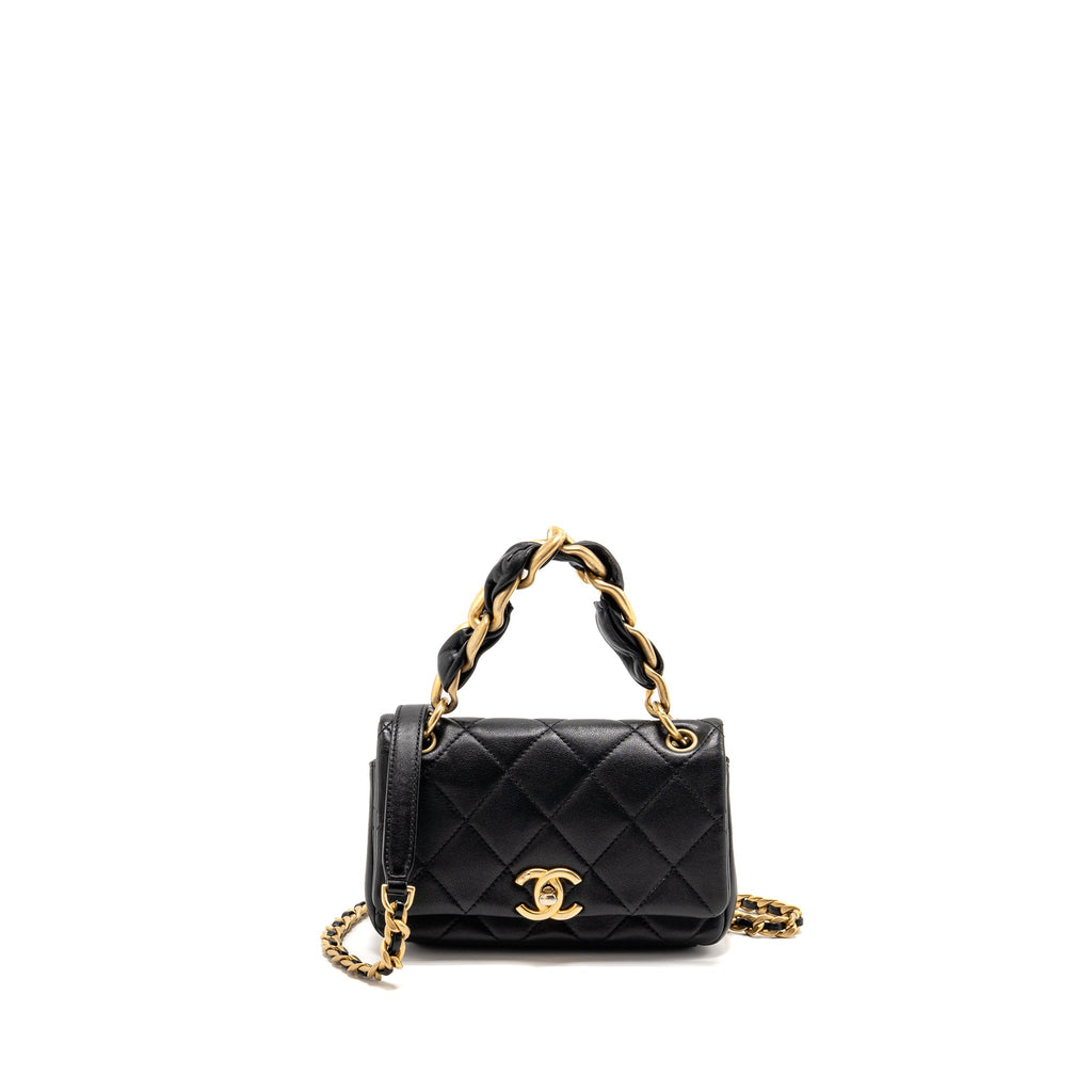 chanel-small-chain-is-more-flap-bag-lambskin-black-ghw