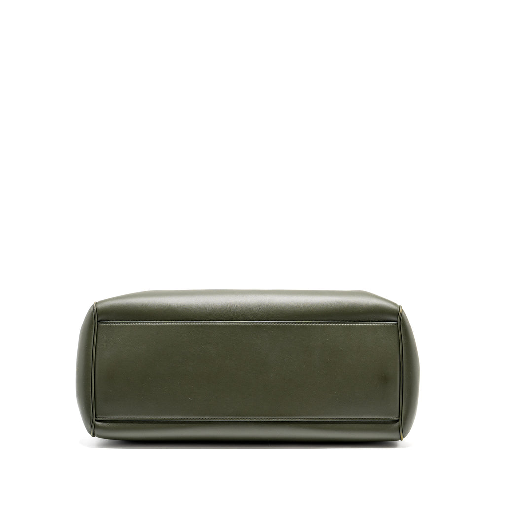 celine-large-soft-16-bag-smooth-calfskin-dark-green-ghw