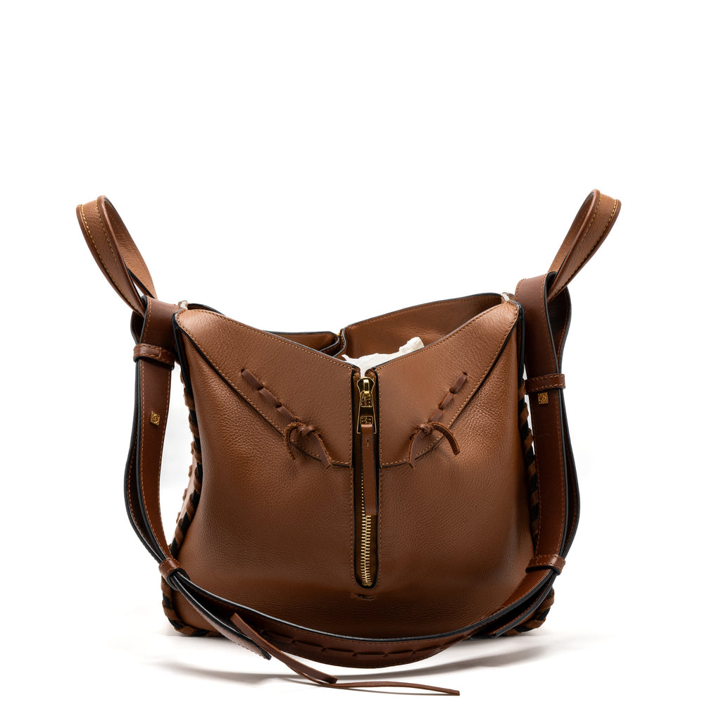 loewe-small-hammock-bag-calfskin-caramel-ghw