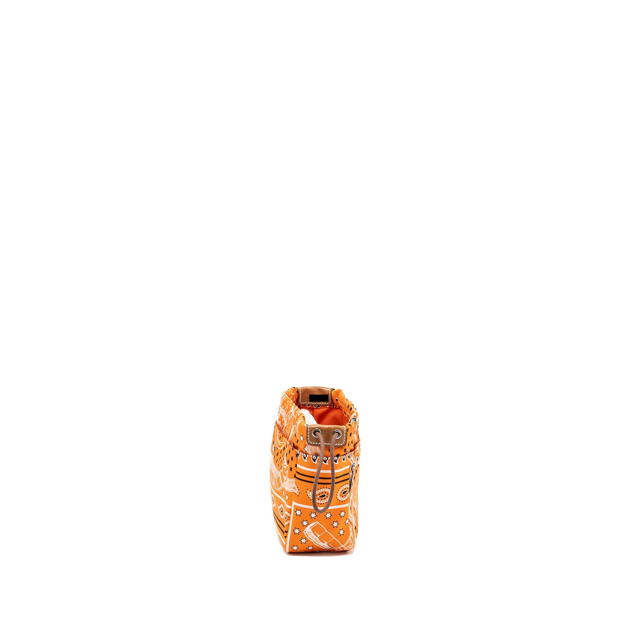 hermes-fourbi-20-pouch-silk-nylon-orange-shw-stamp-x